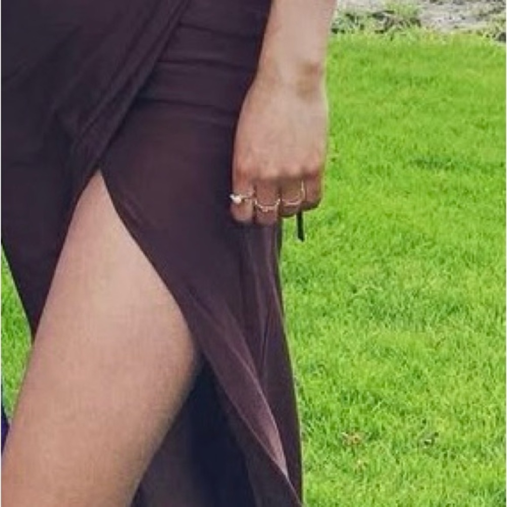 Dancing Queen Chocolate Brown Prom Dress - Picture 6 of 6